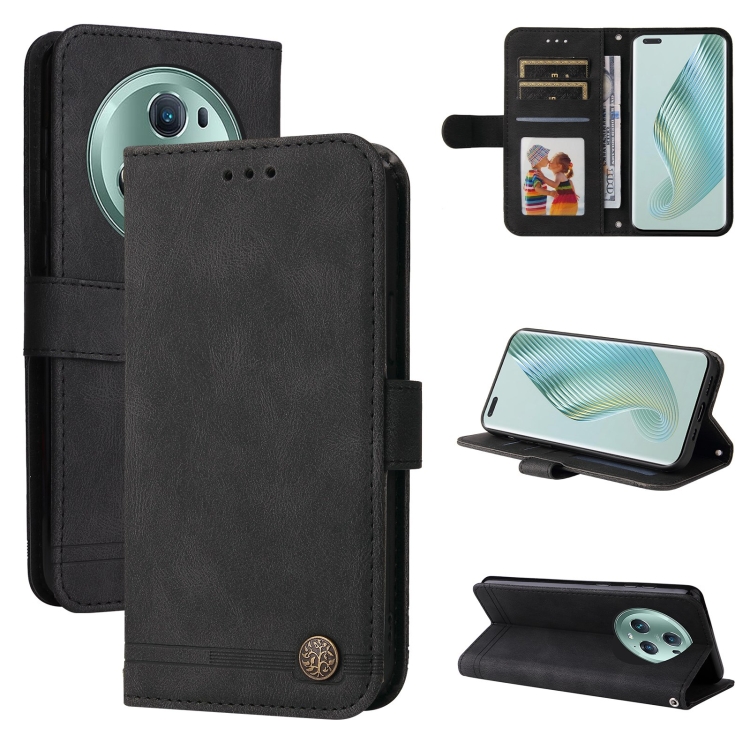 For Honor Magic5 Pro Skin Feel Life Tree Metal Button Leather Phone Case(Black)
For Honor Magic5 Pro Skin Feel Life Tree Metal Button Leather Phone Case(Black)