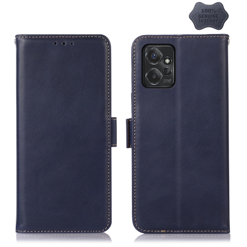 For Motorola Moto G Power 2023 Crazy Horse Top Layer Cowhide Leather Phone Case(Blue)
For Motorola Moto G Power 2023 Crazy Horse Top Layer Cowhide Leather Phone Case(Blue)