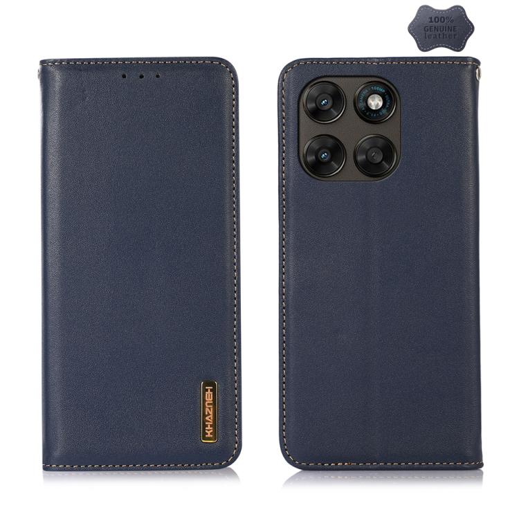 For Motorola Moto G77 5G / G67 5G KHAZNEH Nappa Top Layer Cowhide Leather Phone Case(Blue)
For Motorola Moto G77 5G / G67 5G KHAZNEH Nappa Top Layer Cowhide Leather Phone Case(Blue)