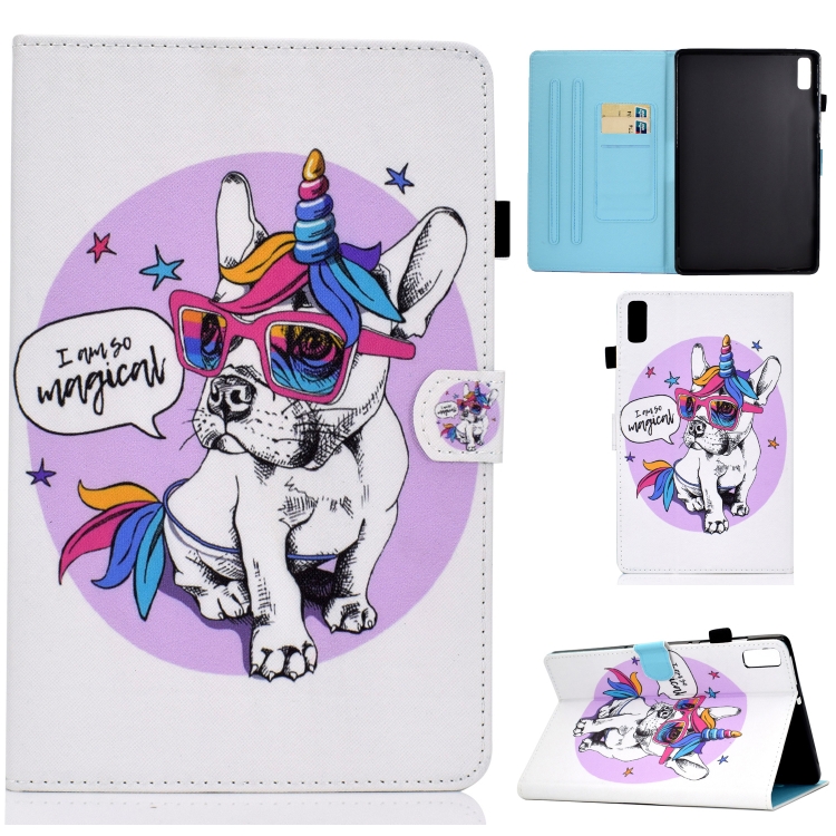 For Lenovo Tab M9 Sewing Thread Horizontal Painted Tablet Leather Case(Unicorn Dog)
For Lenovo Tab M9 Sewing Thread Horizontal Painted Tablet Leather Case(Unicorn Dog)