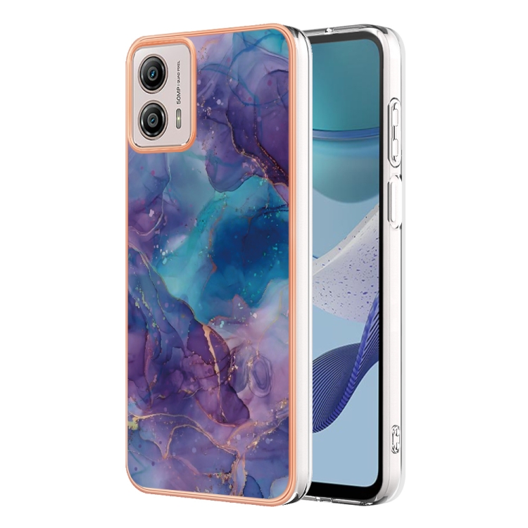For Motorola Moto G53 Electroplating Marble Dual-side IMD Phone Case(Purple 016)
For Motorola Moto G53 Electroplating Marble Dual-side IMD Phone Case(Purple 016)