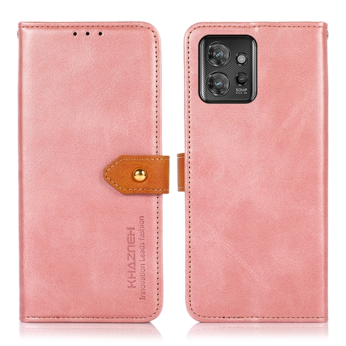 For Motorola ThinkPhone 5G KHAZNEH Dual-color Cowhide Texture Flip Leather Phone Case(Rose Gold)
For Motorola ThinkPhone 5G KHAZNEH Dual-color Cowhide Texture Flip Leather Phone Case(Rose Gold)
