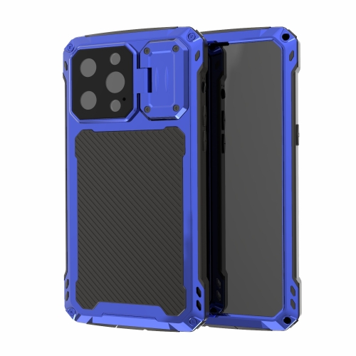 For iPhone 14 Pro Max RedPepper Silver Shield Series All-inclusive Lens Metal Phone Case(Blue)
For iPhone 14 Pro Max RedPepper Silver Shield Series All-inclusive Lens Metal Phone Case(Blue)