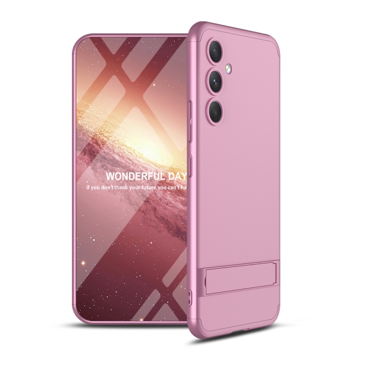 For Samsung Galaxy A54 5G GKK Three Stage Splicing Full Coverage PC Phone Case with Stand(Rose Gold)
For Samsung Galaxy A54 5G GKK Three Stage Splicing Full Coverage PC Phone Case with Stand(Rose Gold)