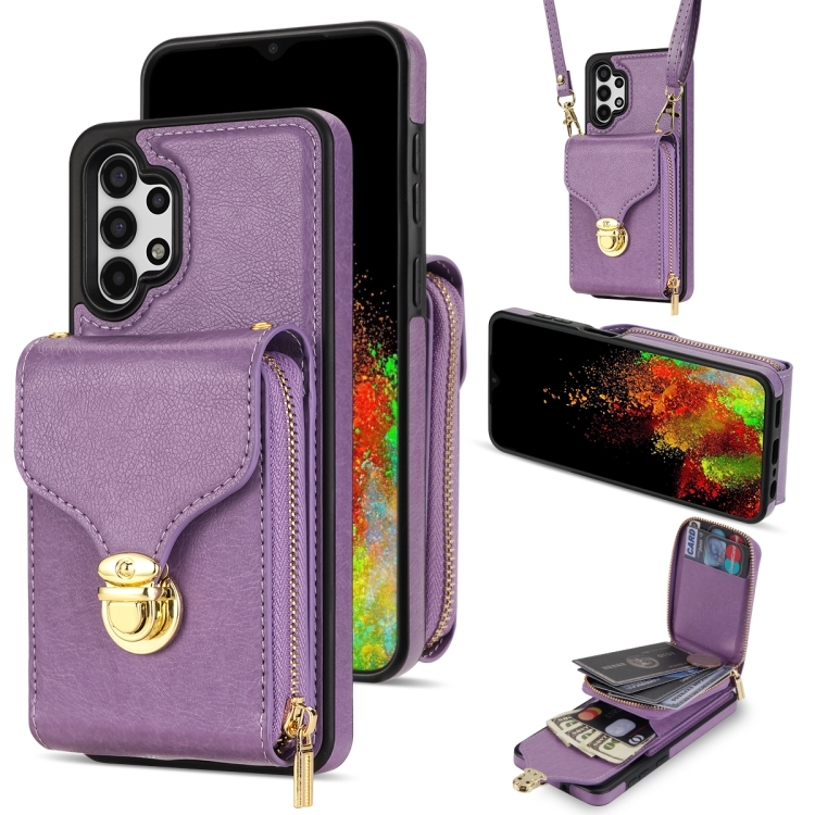 For Samsung Galaxy A13 5G / 4G Zipper Hardware Card Wallet Phone Case(Purple)
For Samsung Galaxy A13 5G / 4G Zipper Hardware Card Wallet Phone Case(Purple)