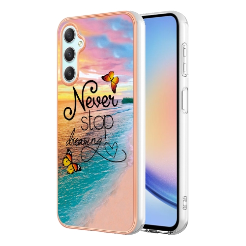 For Samsung Galaxy A24 Electroplating IMD TPU Phone Case(Dream Butterfly)
For Samsung Galaxy A24 Electroplating IMD TPU Phone Case(Dream Butterfly)