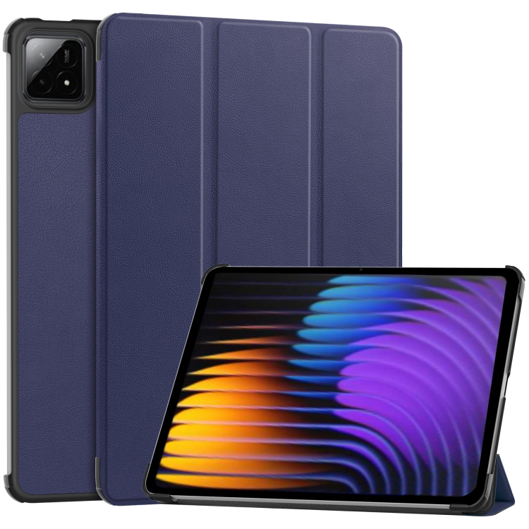 For Xiaomi Pad 7 / 7 Pro Custer Texture 3-Fold Holder Leather Smart Tablet Case(Dark Blue)
For Xiaomi Pad 7 / 7 Pro Custer Texture 3-Fold Holder Leather Smart Tablet Case(Dark Blue)