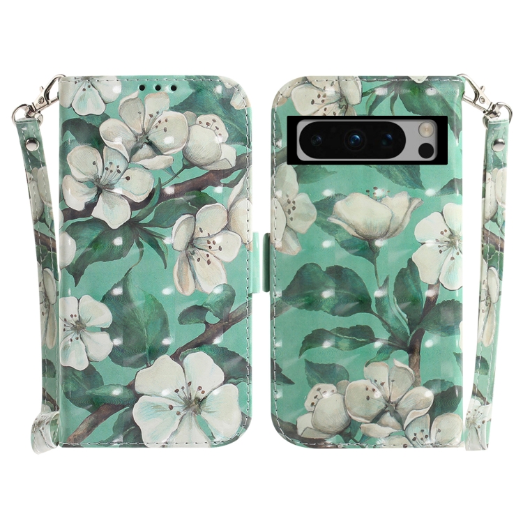 For Google Pixel 8 Pro 3D Colored Horizontal Flip Leather Phone Case(Watercolor Flower)
For Google Pixel 8 Pro 3D Colored Horizontal Flip Leather Phone Case(Watercolor Flower)
