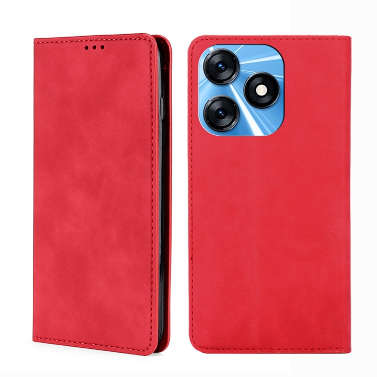 For Tecno Spark 10 4G Skin Feel Magnetic Horizontal Flip Leather Phone Case(Red)
For Tecno Spark 10 4G Skin Feel Magnetic Horizontal Flip Leather Phone Case(Red)