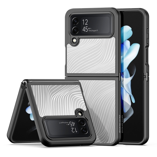 

For Samsung Galaxy Z Flip4 5G DUX DUCIS Aimo Series TPU + PC Frosted Feel Phone Case(Black)