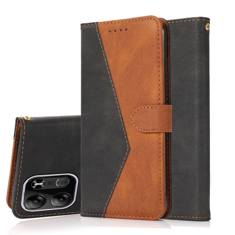 For Tecno Pop 7 Pro Dual-color Stitching Leather Phone Case(Black Brown)
For Tecno Pop 7 Pro Dual-color Stitching Leather Phone Case(Black Brown)