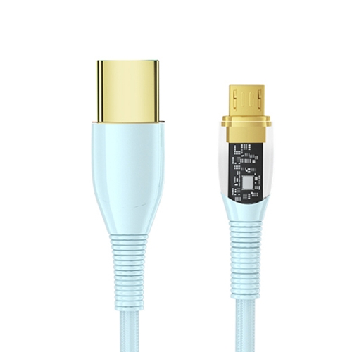 Great Wall AB11B 1m 3A USB to Micro USB Transparent Shell Braided Charging Data Cable(Blue)
Great Wall AB11B 1m 3A USB to Micro USB Transparent Shell Braided Charging Data Cable(Blue)