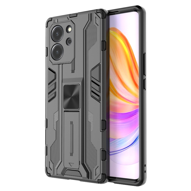 For Honor 80 SE 5G Supersonic PC + TPU Shock-proof Protective Phone Case with Holder(Black)
For Honor 80 SE 5G Supersonic PC + TPU Shock-proof Protective Phone Case with Holder(Black)