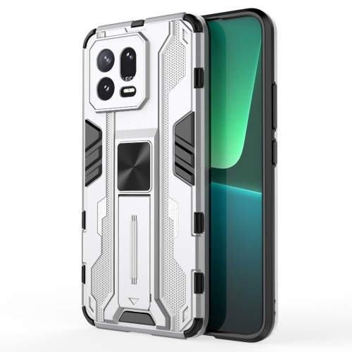 For Xiaomi 13 5G Supersonic PC + TPU Shock-proof Protective Phone Case with Holder(Silver)
For Xiaomi 13 5G Supersonic PC + TPU Shock-proof Protective Phone Case with Holder(Silver)