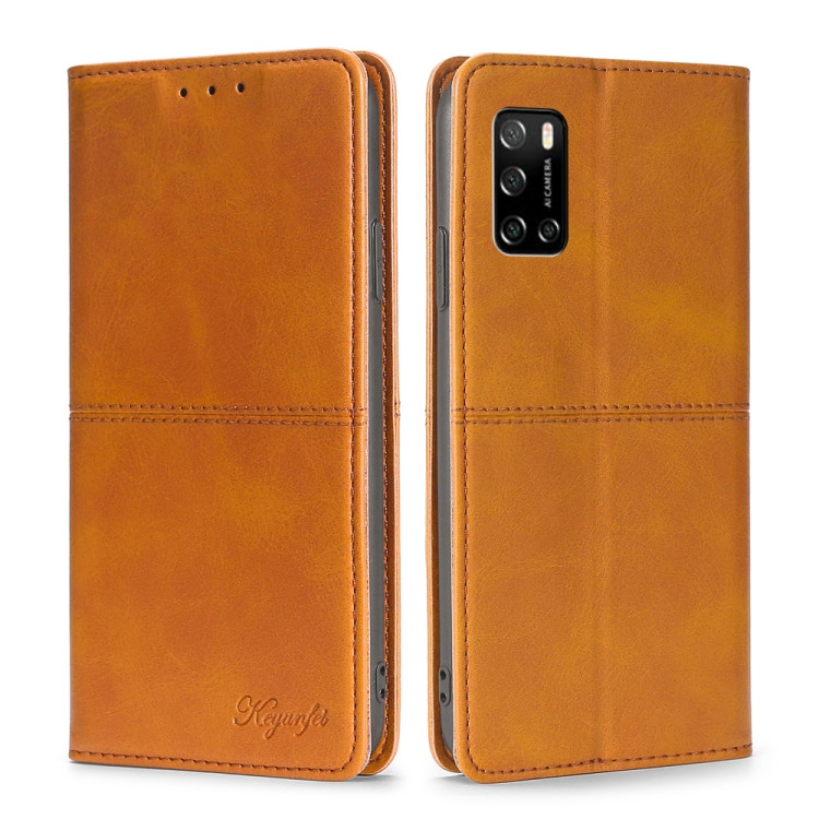 For Rakuten Big S Cow Texture Magnetic Horizontal Flip Leather Phone Case(Light Brown) 
For Rakuten Big S Cow Texture Magnetic Horizontal Flip Leather Phone Case(Light Brown)
