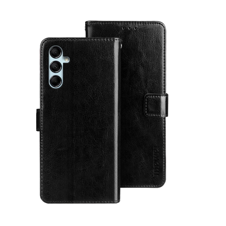 For Samsung Galaxy M14 5G idewei Crazy Horse Texture Leather Phone Case with Holder(Black) 
For Samsung Galaxy M14 5G idewei Crazy Horse Texture Leather Phone Case with Holder(Black)