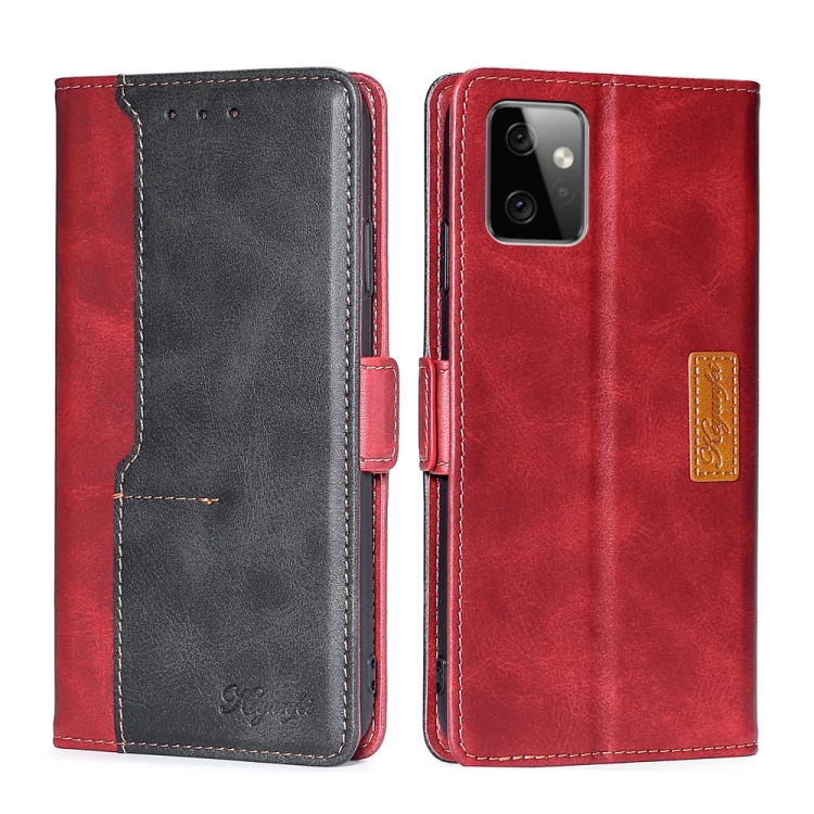 For Motorola Moto G Power 2023 Contrast Color Side Buckle Leather Phone Case(Red + Black)
For Motorola Moto G Power 2023 Contrast Color Side Buckle Leather Phone Case(Red + Black)