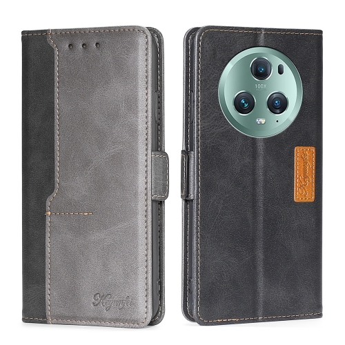 For Honor Magic5 Pro Contrast Color Side Buckle Leather Phone Case(Black + Grey)
For Honor Magic5 Pro Contrast Color Side Buckle Leather Phone Case(Black + Grey)