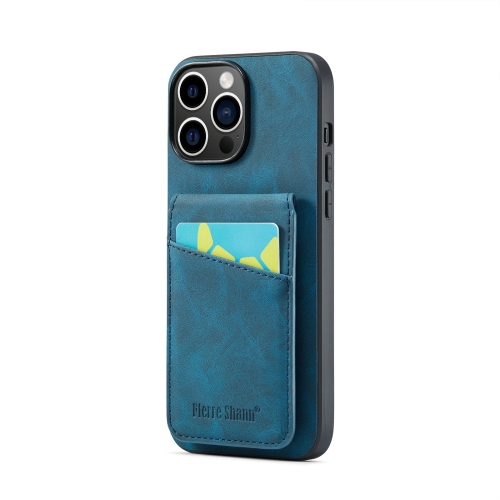 For iPhone 14 Pro Max Fierre Shann Crazy Horse Card Holder Back Cover PU Phone Case(Blue)
For iPhone 14 Pro Max Fierre Shann Crazy Horse Card Holder Back Cover PU Phone Case(Blue)
