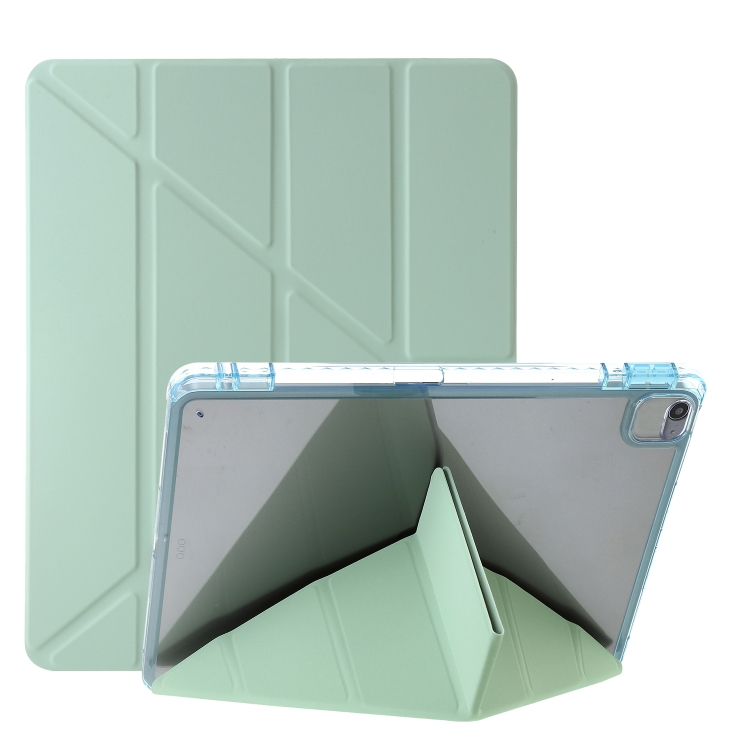 For iPad Air / Air 2 / 9.7 2018 / 2017 Clear Acrylic Deformation Leather Tablet Case(Green)
For iPad Air / Air 2 / 9.7 2018 / 2017 Clear Acrylic Deformation Leather Tablet Case(Green)