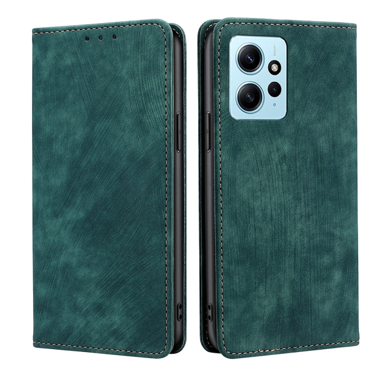 For Xiaomi Redmi Note 12 4G Global RFID Anti-theft Brush Magnetic Leather Phone Case(Green)
For Xiaomi Redmi Note 12 4G Global RFID Anti-theft Brush Magnetic Leather Phone Case(Green)