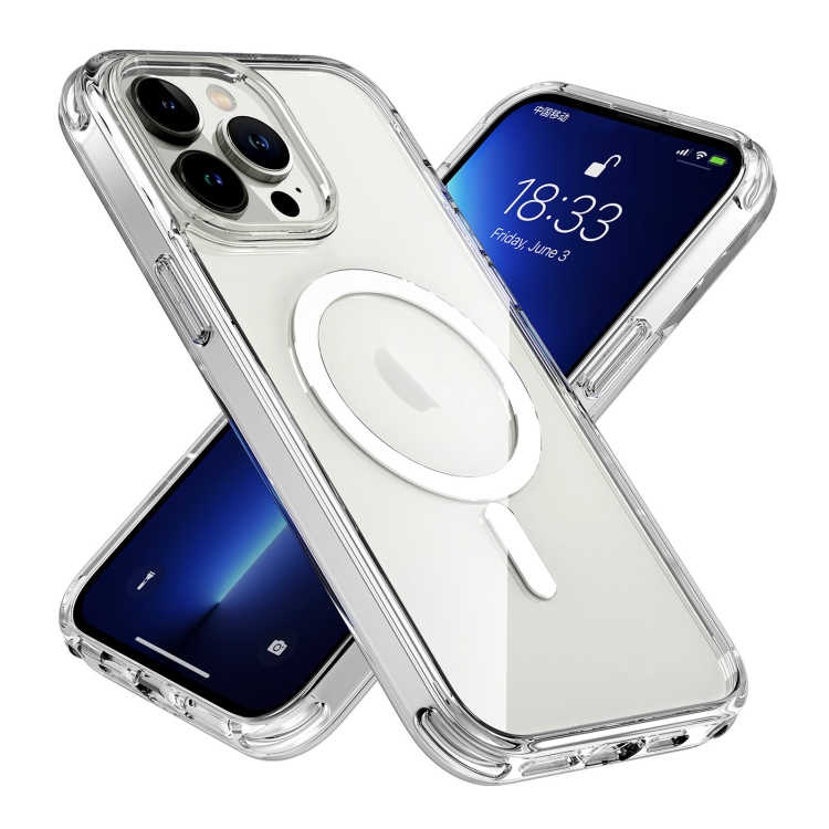 For iPhone 14 Pro Max Magsafe Magnetic Airbag Shockproof TPU + PC Phone Case(Transparent White)
For iPhone 14 Pro Max Magsafe Magnetic Airbag Shockproof TPU + PC Phone Case(Transparent White)