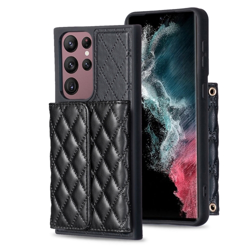 For Samsung Galaxy S22 Ultra 5G Horizontal Wallet Rhombic Leather Phone Case(Black)
For Samsung Galaxy S22 Ultra 5G Horizontal Wallet Rhombic Leather Phone Case(Black)