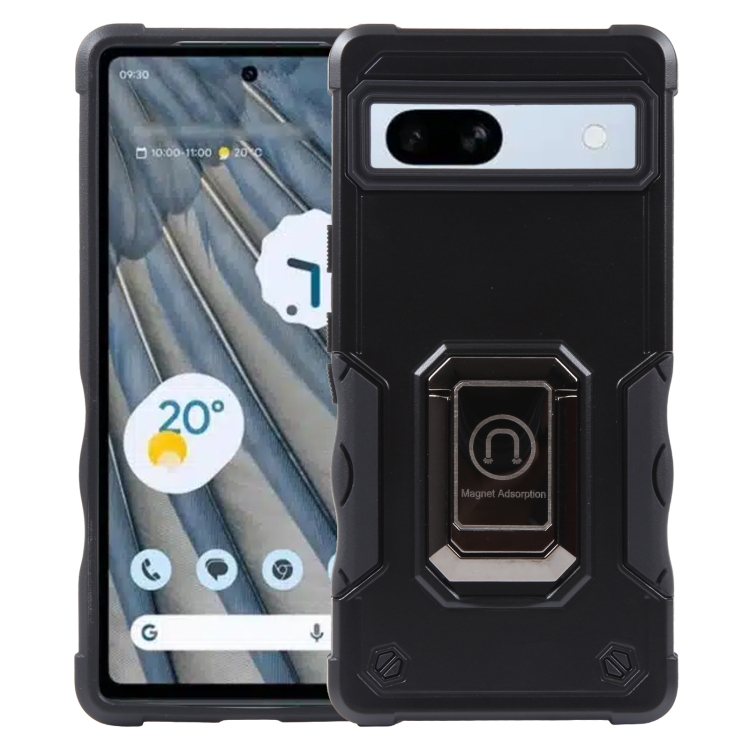 For Google Pixel 7a Non-slip Shockproof Armor Phone Case with Ring Holder(Black)
For Google Pixel 7a Non-slip Shockproof Armor Phone Case with Ring Holder(Black)