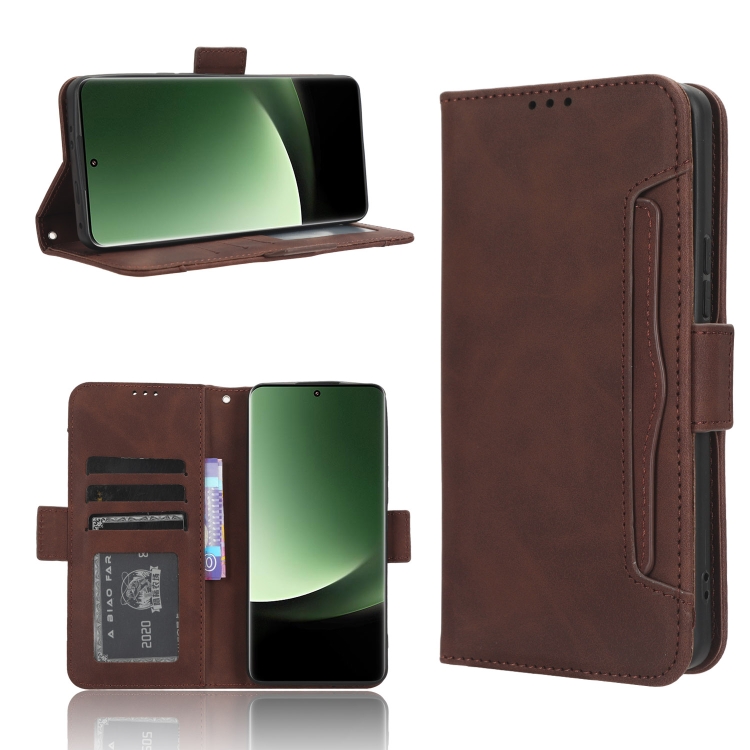 For Xiaomi 13 Ultra Skin Feel Calf Texture Card Slots Leather Phone Case(Brown)
For Xiaomi 13 Ultra Skin Feel Calf Texture Card Slots Leather Phone Case(Brown)