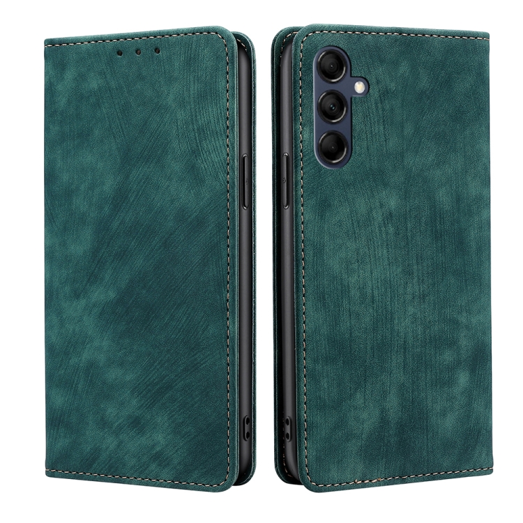 For Samsung Galaxy M14 5G RFID Anti-theft Brush Magnetic Leather Phone Case(Green)
For Samsung Galaxy M14 5G RFID Anti-theft Brush Magnetic Leather Phone Case(Green)