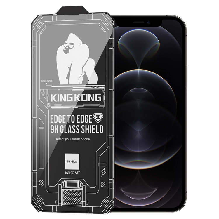 For iPhone 12 Pro WK WTP-066 King Kong Vacha 9D Curved HD Tempered Glass Film(Black)
For iPhone 12 Pro WK WTP-066 King Kong Vacha 9D Curved HD Tempered Glass Film(Black)