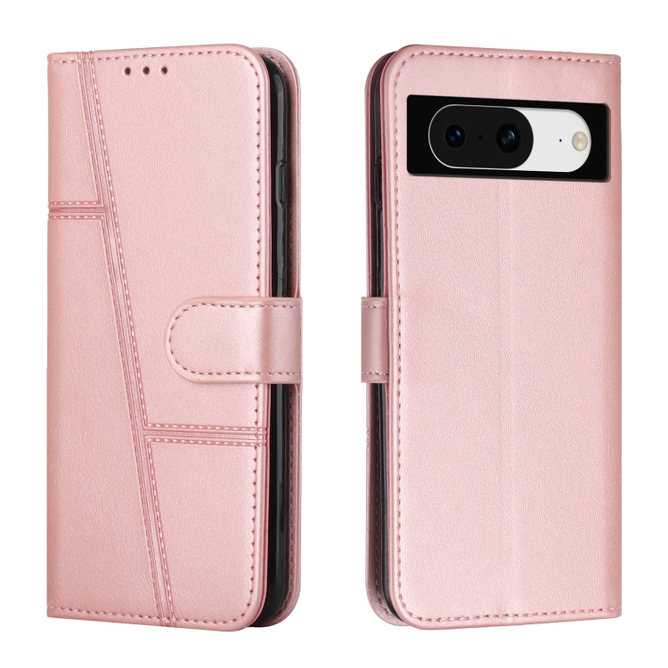 For Google Pixel 8 Stitching Calf Texture Buckle Leather Phone Case(Rose Gold)
For Google Pixel 8 Stitching Calf Texture Buckle Leather Phone Case(Rose Gold)