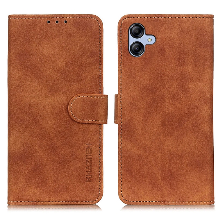 For Samsung Galaxy A05 4G KHAZNEH Retro Texture Horizontal Flip Leather Phone Case(Brown)
For Samsung Galaxy A05 4G KHAZNEH Retro Texture Horizontal Flip Leather Phone Case(Brown)