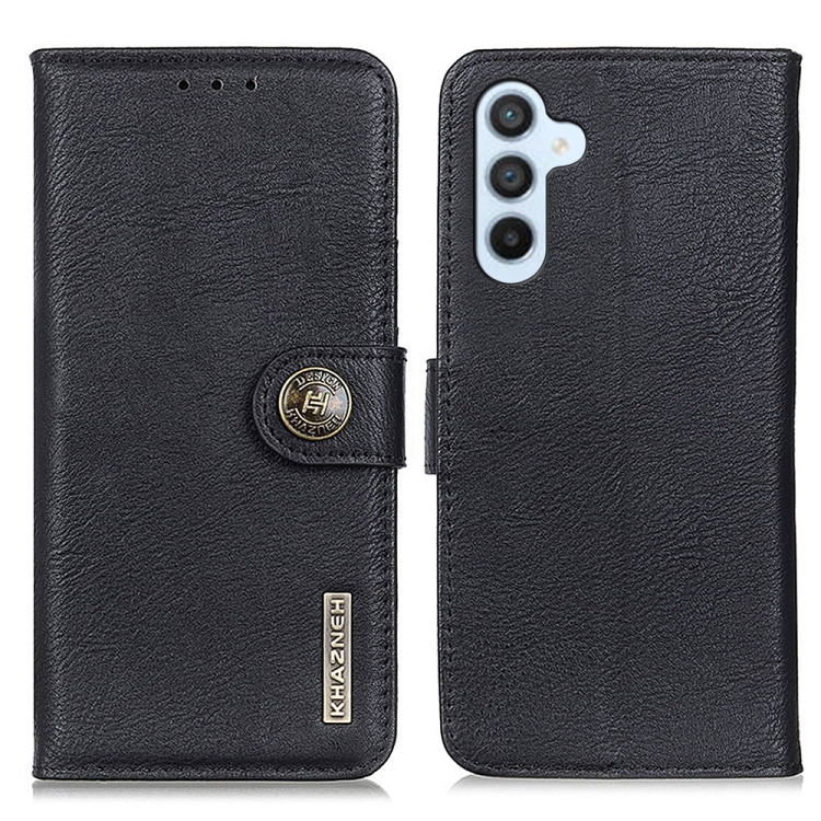 For Samsung Galaxy A05s 4G KHAZNEH Cowhide Texture Horizontal Flip Leather Phone Case(Black)
For Samsung Galaxy A05s 4G KHAZNEH Cowhide Texture Horizontal Flip Leather Phone Case(Black)