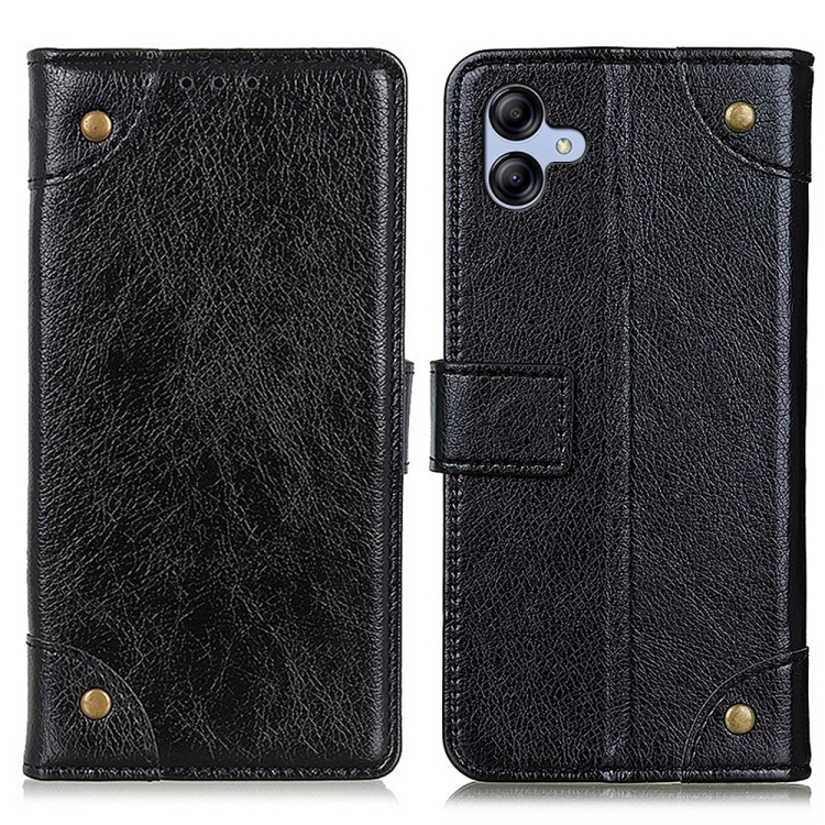 For Samsung Galaxy A05 4G Copper Buckle Nappa Texture Leather Phone Case(Black)
For Samsung Galaxy A05 4G Copper Buckle Nappa Texture Leather Phone Case(Black)