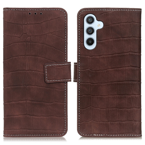 For Samsung Galaxy S24 Magnetic Crocodile Texture Leather Phone Case(Brown)
For Samsung Galaxy S24 Magnetic Crocodile Texture Leather Phone Case(Brown)