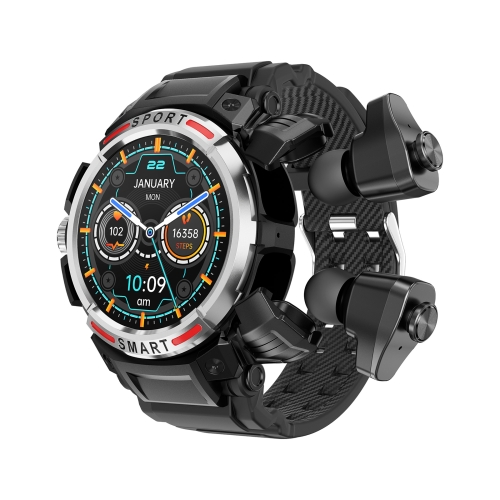 OVISEN GT100 1.39 inch TFT Screen 2 in 1 Bluetooth Headset Smart Watch, Support Blood Oxygen Monitoring/Bluetooth Music(Silver)
OVISEN GT100 1.39 inch TFT Screen 2 in 1 Bluetooth Headset Smart Watch, Support Blood Oxygen Monitoring/Bluetooth Music(Silver)
