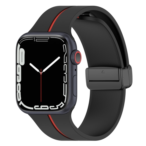 Two Color Folding Buckle Silicone Watch Band For Apple Watch 2 42 mm(Black+Red)
Two Color Folding Buckle Silicone Watch Band For Apple Watch 2 42 mm(Black+Red)