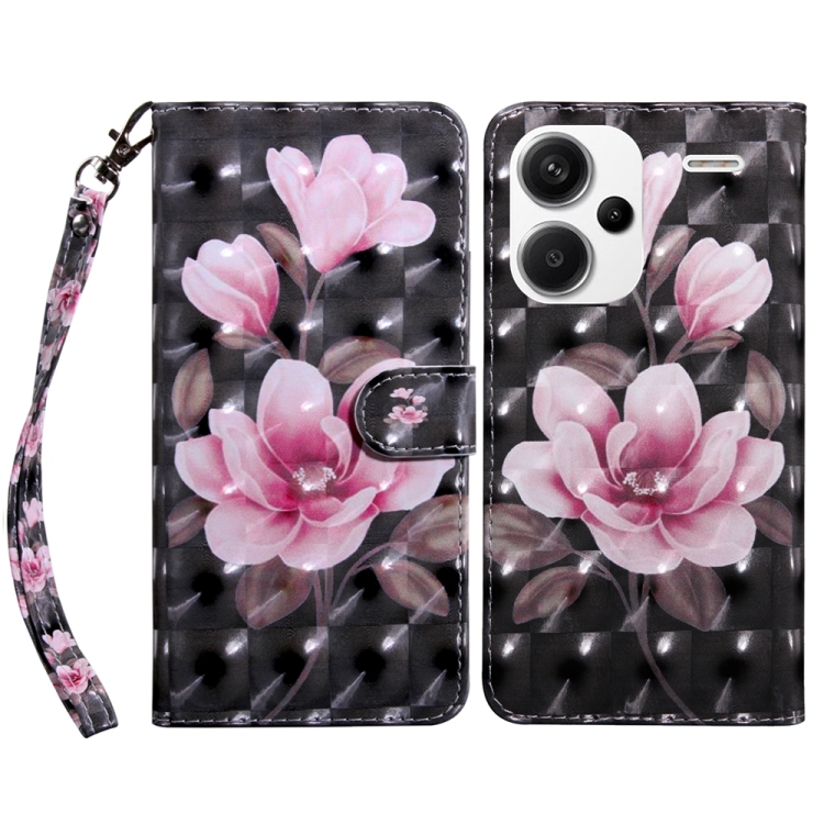 For Xiaomi Redmi Note 13 Pro+ 3D Painted Pattern Leather Phone Case(Pink Flower)
For Xiaomi Redmi Note 13 Pro+ 3D Painted Pattern Leather Phone Case(Pink Flower)