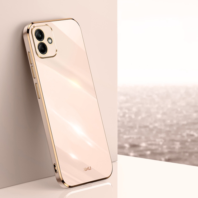 For Samsung Galaxy A05 XINLI Straight Edge 6D Electroplate TPU Phone Case(Pink)
For Samsung Galaxy A05 XINLI Straight Edge 6D Electroplate TPU Phone Case(Pink)