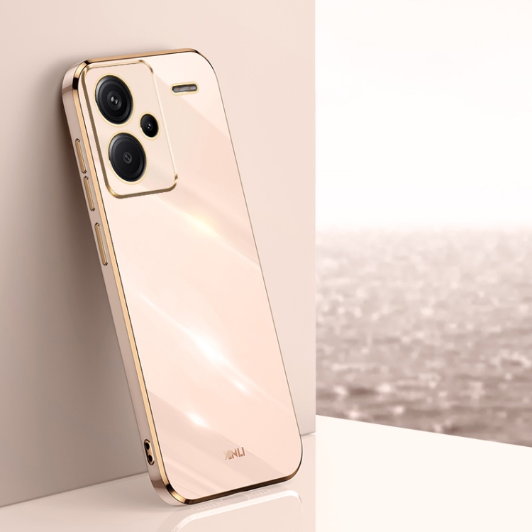 For Xiaomi Redmi Note 13 Pro+ XINLI Straight Edge 6D Electroplate TPU Phone Case(Pink)
For Xiaomi Redmi Note 13 Pro+ XINLI Straight Edge 6D Electroplate TPU Phone Case(Pink)