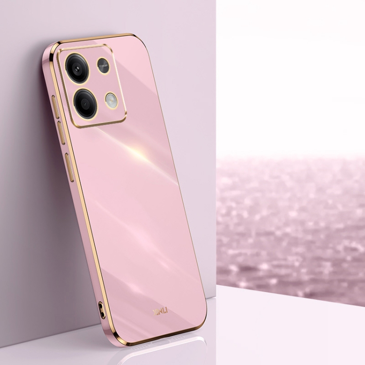 For Xiaomi Redmi Note 13 4G XINLI Straight Edge 6D Electroplate TPU Phone Case(Cherry Purple)
For Xiaomi Redmi Note 13 4G XINLI Straight Edge 6D Electroplate TPU Phone Case(Cherry Purple)