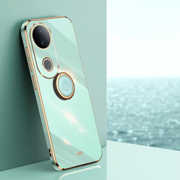 For vivo S20 XINLI Straight Edge 6D Electroplate TPU Phone Case with Ring Holder(Mint Green)
For vivo S20 XINLI Straight Edge 6D Electroplate TPU Phone Case with Ring Holder(Mint Green)