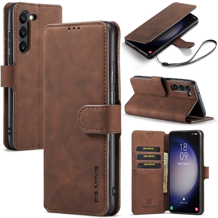 For Samsung Galaxy S23+ 5G DG.MING Retro Oil Edge Flip Leather Phone Case(Coffee)
For Samsung Galaxy S23+ 5G DG.MING Retro Oil Edge Flip Leather Phone Case(Coffee)