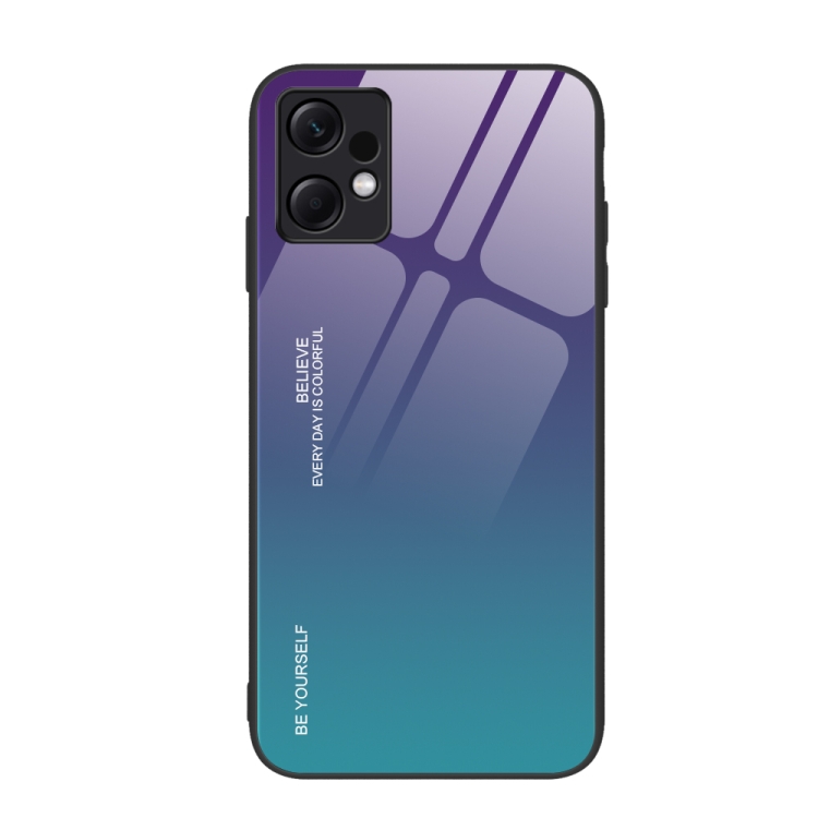 For Xiaomi Redmi Note 12 4G Global Gradient Color Glass Phone Case(Aurora Blue)
For Xiaomi Redmi Note 12 4G Global Gradient Color Glass Phone Case(Aurora Blue)