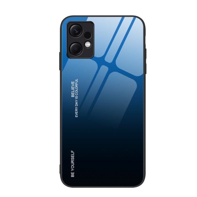 For Xiaomi Redmi Note 12 4G Global Gradient Color Glass Phone Case(Blue Black)
For Xiaomi Redmi Note 12 4G Global Gradient Color Glass Phone Case(Blue Black)