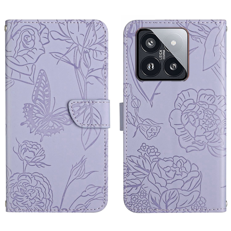 For Xiaomi 14 Pro Skin Feel Butterfly Embossed Flip Leather Phone Case(Purple)
For Xiaomi 14 Pro Skin Feel Butterfly Embossed Flip Leather Phone Case(Purple)