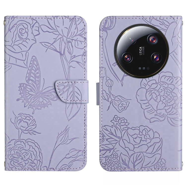 For Xiaomi 14 Ultra Skin Feel Butterfly Embossed Flip Leather Phone Case(Purple)
For Xiaomi 14 Ultra Skin Feel Butterfly Embossed Flip Leather Phone Case(Purple)