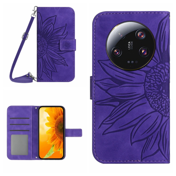 For Xiaomi 14 Ultra Skin Feel Sun Flower Embossed Flip Leather Phone Case with Lanyard(Dark Purple)
For Xiaomi 14 Ultra Skin Feel Sun Flower Embossed Flip Leather Phone Case with Lanyard(Dark Purple)