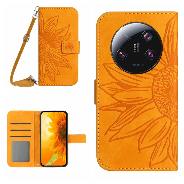 For Xiaomi 14 Ultra Skin Feel Sun Flower Embossed Flip Leather Phone Case with Lanyard(Yellow)
For Xiaomi 14 Ultra Skin Feel Sun Flower Embossed Flip Leather Phone Case with Lanyard(Yellow)